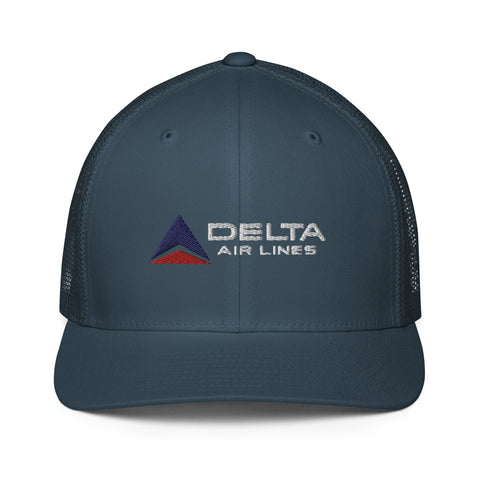 Delta Airlines Retro Flexfit Trucker Hat