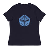 Navy blue Pan Am t-shirt in a women's fit