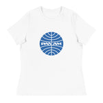 Women's fit Pan Am t-shirt in white