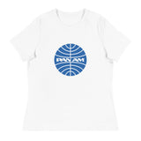 Women's fit Pan Am t-shirt in white