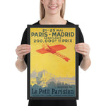 Le Petit Parisien Air Race Poster