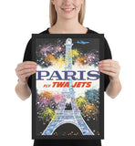 TWA Eiffel Tower Travel Poster