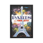 TWA Paris Travel Poster