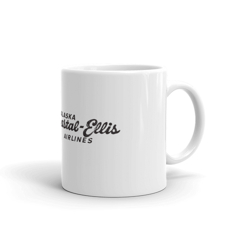Vintage Alaska Coastal-Ellis Airlines Coffee Mug
