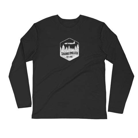 Skimming the Treetops - Long Sleeve Fitted Crew
