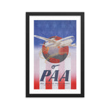 Pan Am Travel Poster with Boeing 337