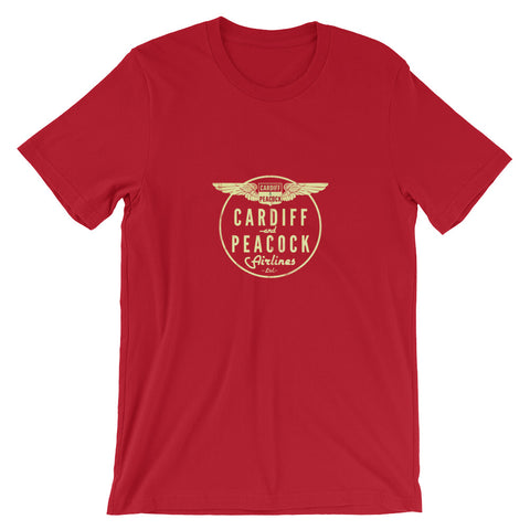 Red Cardiff Peacock Airlines Shirt