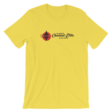 Yellow Alaska Coastal-Ellis Airlines T-Shirt