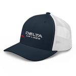 Delta Airlines Retro Trucker Cap